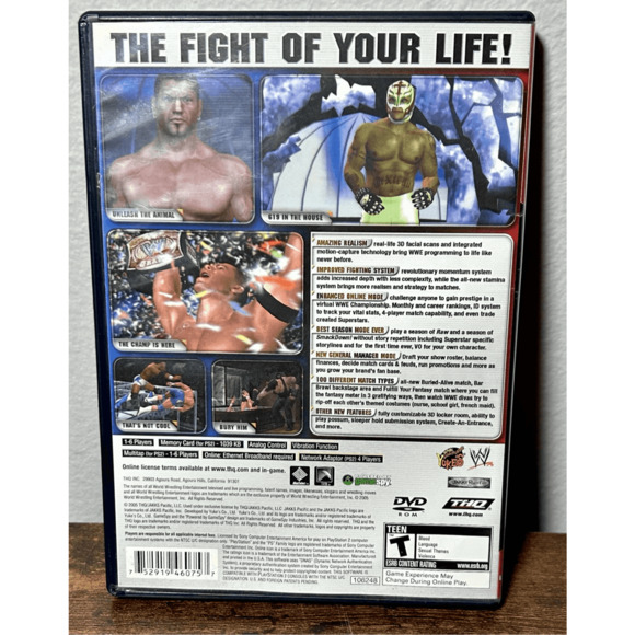 WWE SmackDown vs. Raw 2007 PS2 (Sony PlayStation 2, 2006) Complete CIB TESTED - Picture 3 of 10